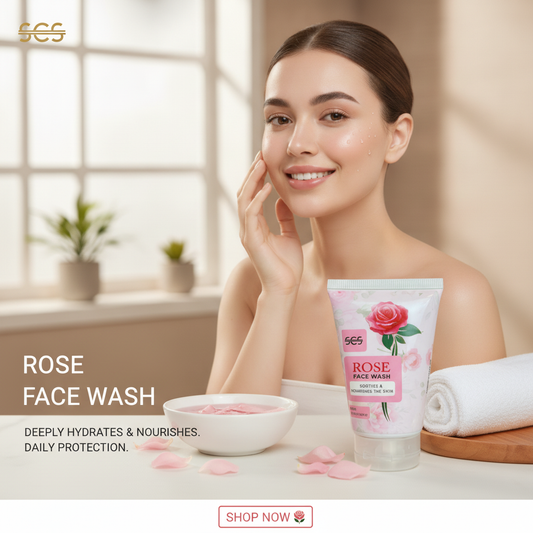 SCS ROSE FACE WASH
